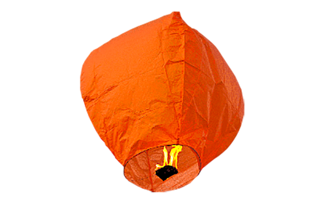 Sky Lantern - Orange